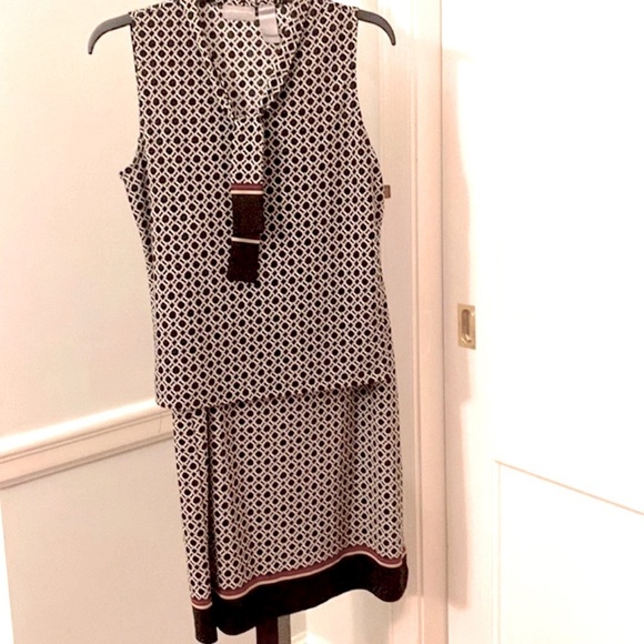 Top + Skirt Set Vintage 1990s Size Medium Wrinkle Resistant Travel Set - Picture 2 of 3